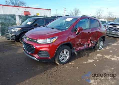 2022 Chevrolet Trax Awd Lt из США, поврежденный, VIN KL7CJPSMXNB529807